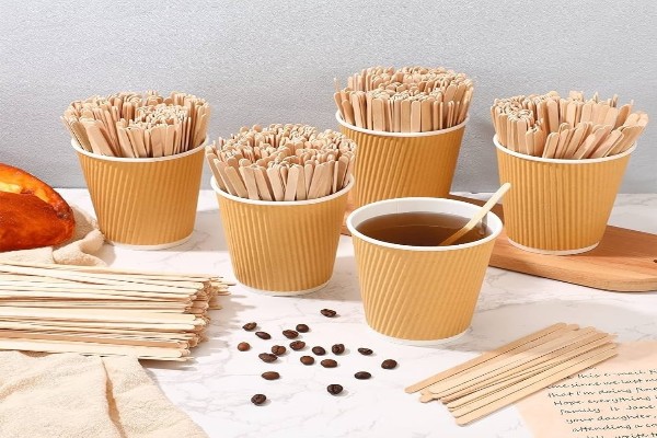 Wooden stirrer sticks