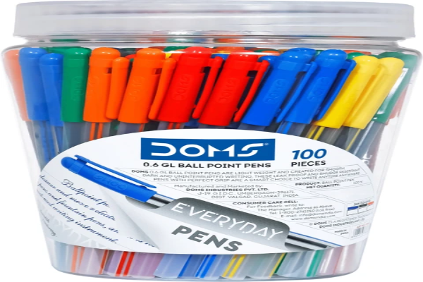 PEN USE & THROW DOMS DF 0.6 GL Ball  Point Pen